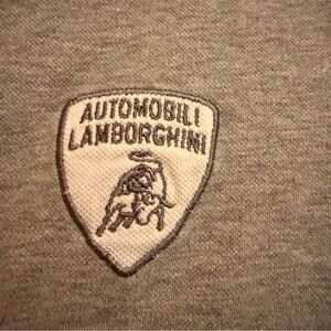 Lamborghini Grey Women’s Polo Shirt Small